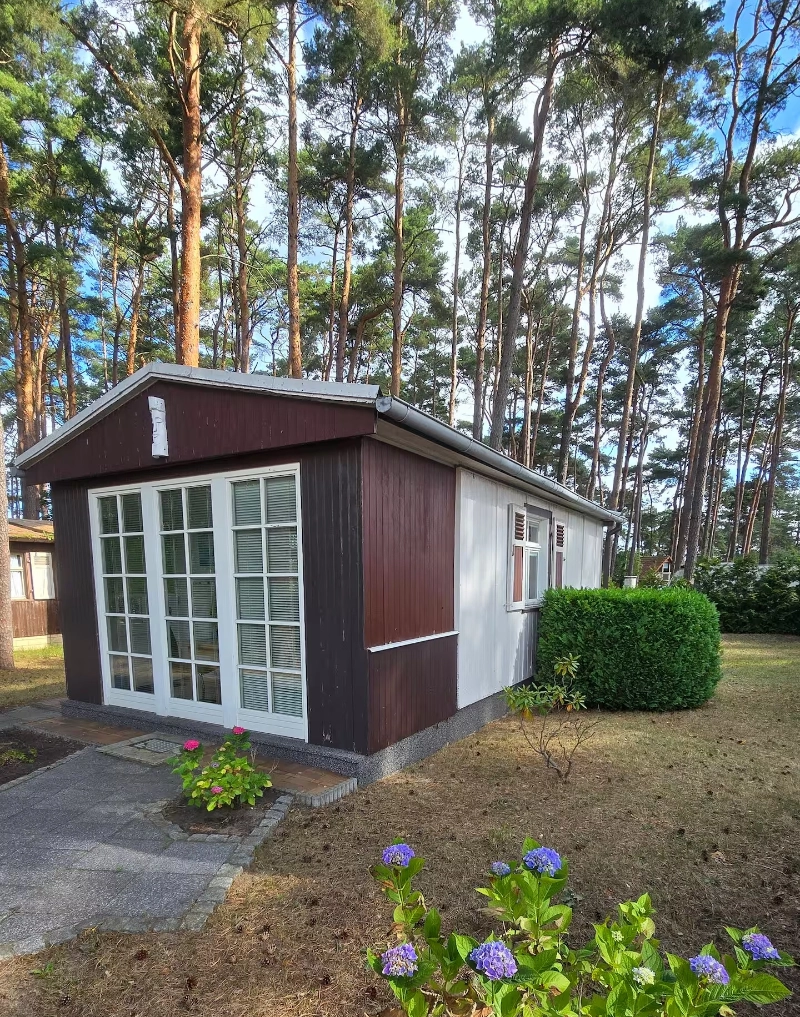 Bungalow1 Außenbereich Bild vom Eingangsbereich Bungalow Nummer 1