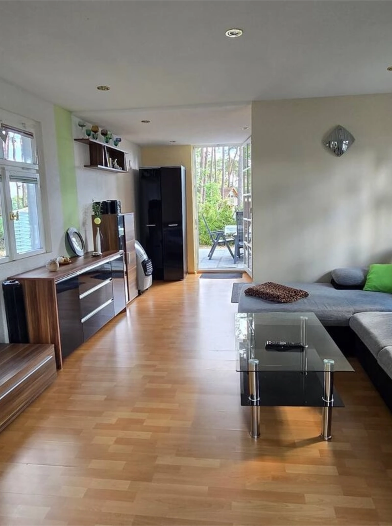 Bild vom Wohnbereich des Bungalow Nummer 1